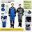 Костюм мужской рабочий летний 'Гудзон' NEW с пк серый-черный