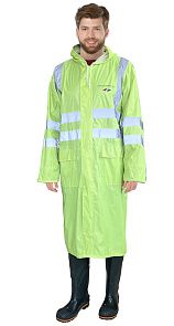 Плащ влагостойкий "Посейдон Премиум" сигнальный лимонный